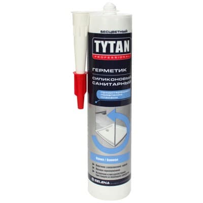 Силикон TYTAN санитарный (310мл) бесцветный - фото 15254