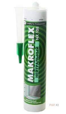 Герметик силиконовый MAKROFLEX NX108 Neutral Whate 290ml - фото 15357