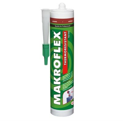 Герметик силиконовый MAKROFLEX TA145 Heal-resistant Red 300ml - фото 15360