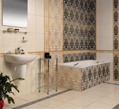 Плитка КЕРАМИН облицовочная Органза 7С 400*275  59,4 (1,65) - фото 15586