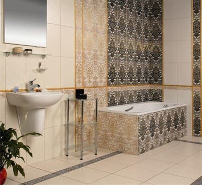 Фриз КЕРАМИН Органза 4 400*132,1 беж. 14шт КТ-00000976 - фото 15593