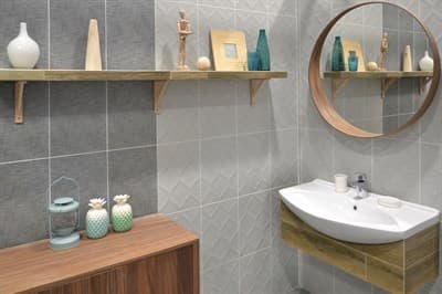 Плитка КЕРАМИН облицовочная Дамаск 3С светло -беж 400*275 (1,65/0,11) - фото 15680