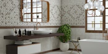 Плитка КЕРАМИН облицовочная Майорка 3Т корич. 400*275 59,4 кв.м(1,65/0,11) - фото 15925