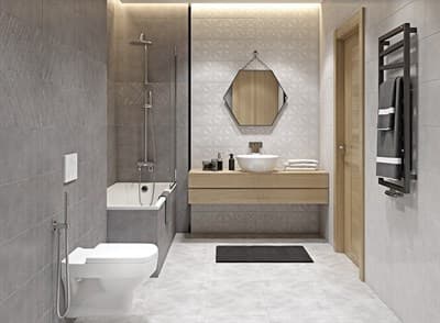 Плитка CERSANIT облицовочная Apeks рельеф светло-серый 25x75 1с ASU522D - фото 16044