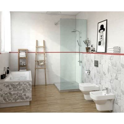 Плитка CERSANIT облицовочная Fjord белый 25x75 1с FOU051D - фото 16175