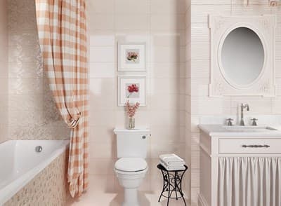 Бордюр CERSANIT Chantal бежевый 1c 5*44 арт. CN1J011 - фото 16644