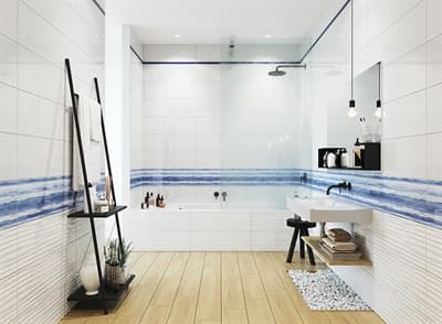 Плитка CERSANIT облицовочная Santorini рельеф белый 25x75 1с TRU052D - фото 16679