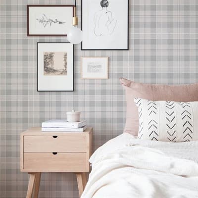 Обои ПЕРМСКИЕ Шотландка-2 1010-017 Д14 0,53х10,05м (1упак-16рул) - фото 17246