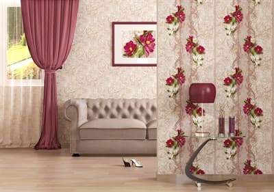 Обои ФОКС Камелия 2852 2В1(Т1) виниловые 0,53*10,05м (1упак-12рул) - фото 18204