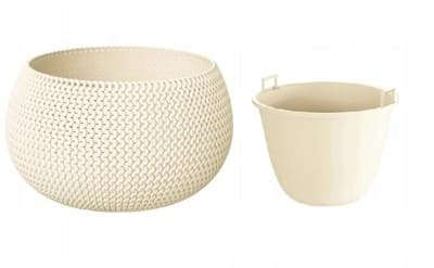 Горшок цветочный SPLOFY BOWL крем DKSP180-CY728 - фото 18537