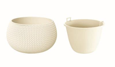 Горшок цветочный SPLOFY BOWL крем DKSP370-SY728 - фото 18608