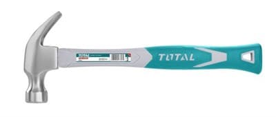 Молоток-гвоздодёр TOTAL 220гр стекловолокно THT7386 - фото 19860