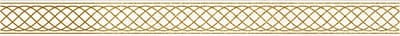 Бордюр ALMA CERAMICA Romano на белом коричневый 600*60 BWU60RMN004/БД60РМ004 - фото 21020