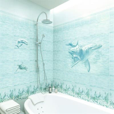 Декор ALMA CERAMICA Laguna Дельфин 249*364 7ВСДФ626/DWU07LAG626 - фото 21494