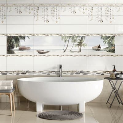 Плитка ALMA CERAMICA облицовочная Ailand на коричневом коричневая 200*600*9 ПО11АД404/TWU11ALD404 D - фото 21701