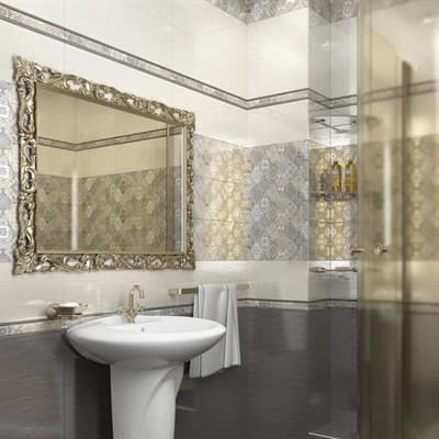 Бордюр ALMA CERAMICA ANATOLY на коричневом коричневый 600*60 BWU60ANT404/БД60АН404 - фото 21711