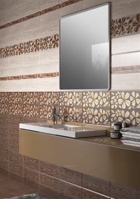 Плитка ALMA CERAMICA облицовочная рельефная Merbau 150*400*9 TWU06MRB404 - фото 21756