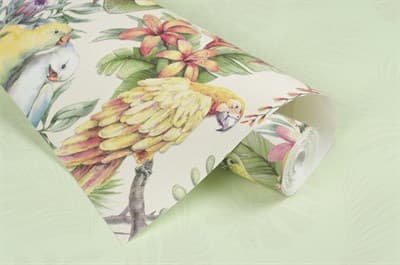 Обои АРТЕКС Попугаи декор 10166-01 1,06*10,05м (1упак-9рул) - фото 21935