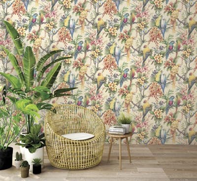 Обои АРТЕКС Попугаи декор 10166-01 1,06*10,05м (1упак-9рул) - фото 21936