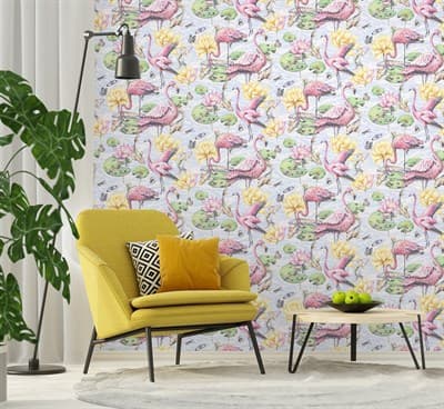 Обои АРТЕКС Фламинго декор 10172-03 1,06*10,05м (1упак-9рул) - фото 21988