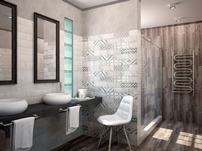 Плитка GRACIA CERAMICA облицовочная Collage white wall 02 100*300 - фото 22193