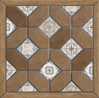Плитка ALMA CERAMICA напольная Fiesta глаз. на кор.кор. 418*418 3ПГФС404/TFU03FST404 - фото 22278