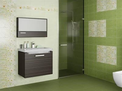 Плитка UNITILE облицовочная Сакура зел низ 02 250*400 (1,4/0,1) - фото 23105