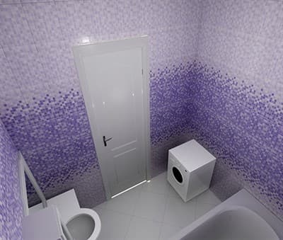 Плитка UNITILE облицовочная Алжир лил низ 03 200х300 (1-й сорт) - фото 23199