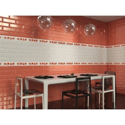 Плитка GRACIA CERAMICA облицовочная Metro red wall 01 100*300 0,66 84к 55,44м2 - фото 23236