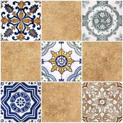 Плитка UNITILE мозаика Тенерифе коричневый верх 03 300*300 (98*98) (1-й сорт) - фото 23258