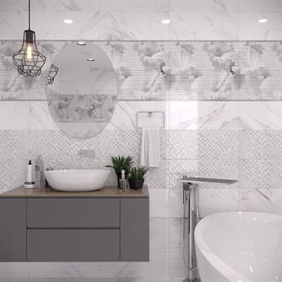 Плитка GRACIA CERAMICA облицовочная Celia white wall 01 250*600 - фото 23269