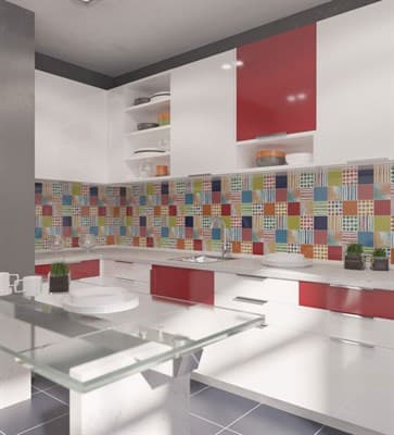 Плитка UNITILE мозаика Лайм микс верх 01 300*300 (98*98) (1-й сорт) - фото 23949