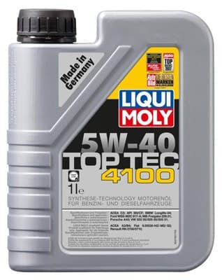 Моторное масло синтетическое TOP TEC 4100  5W-40  1л.9510 - фото 25273