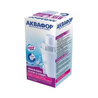 Фильтр АКВАФОР сменный модуль В100-15 (стандарт) для кувшина - фото 25534