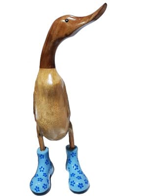 Статуэтка CV.MAHKOTA JAVA RATTAN Утка из дерева большая - фото 26186