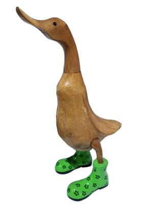 Статуэтка CV.MAHKOTA JAVA RATTAN Утка из дерева большая - фото 26191