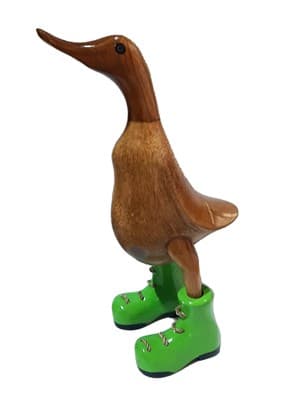 Статуэтка CV.MAHKOTA JAVA RATTAN Утка из дерева малая - фото 26233