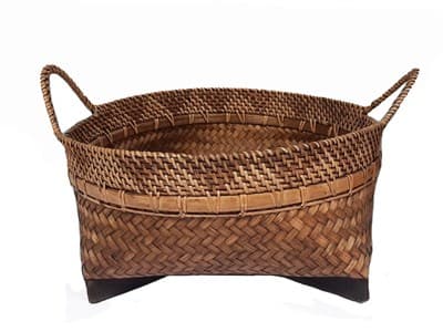 Корзина ротанг круглая с ручками (комплект 3шт) - фото 26314