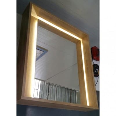 Зеркало для ванной комнаты EDDA 60 Sevilya настенное - фото 26351