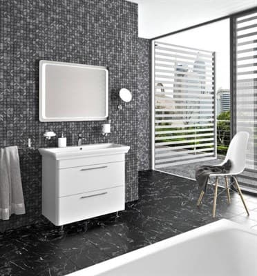 Тумба для ванной комнаты ПАОЛА 80 с умывальником Arica 80 - фото 26359