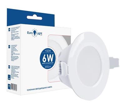 Светильник встраиваемый светодиодный Eurolight 403-LED-SDL-6-3K - фото 27635