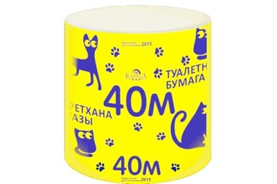 Бумага туалетная Радуга 40м - фото 27812