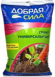 Грунт ДОБРАЯ СИЛА универсальный для комнатных, оранжерейных и декоративных растений 5л/10 - фото 27990