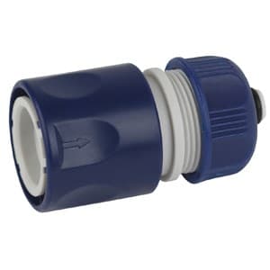 Коннектор GREEN APPLE ECO с аквастопом для шланга 12мм (1/2) пластик GAES20-05 - фото 28348