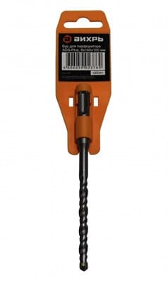 Бур ВИХРЬ по бетону 8x160x100 SDS-Plus 73/10/7/4 - фото 28750