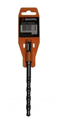 Бур ВИХРЬ по бетону 10x160x100 SDS-Plus 73/10/7/6 - фото 28772