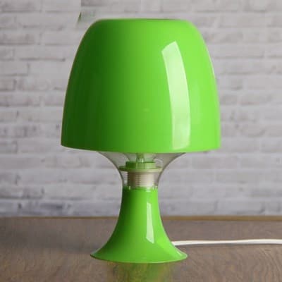 Ночник ULTRA LIGHT настольный КТ002A КЛЛ 15Вт 220В Е14 зелёный - фото 29587