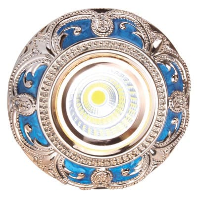 Спот MR16 YS5059 SHINE BLUE+ GOLD GU5.3 (TS)100 143-15861/143-03861 - фото 30147