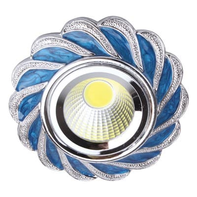 Спот MR16 YS5058 BLUE+ SILVER GU5.3 (TEKSAN)100sh 143-15928 - фото 30161