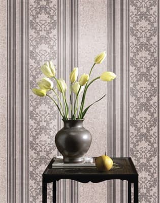 Обои ГОМЕЛЬОБОИ 16С2 Версаль-полоса-61 дуплекс 0,53*10,05м (1упак-12рул) - фото 30248